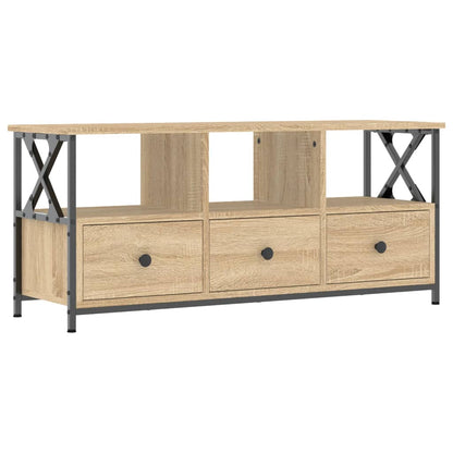 TV-Schrank Sonoma Eiche 102x33x45 cm Holzwerkstoff & Eisen