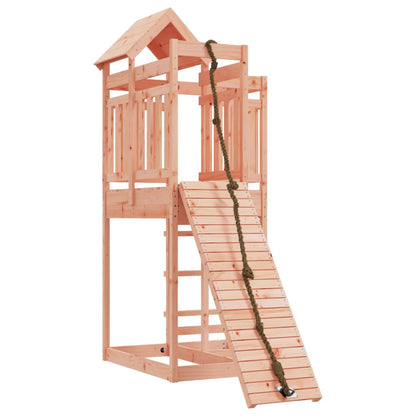 Spielturm mit Kletterwand Massivholz Douglasie