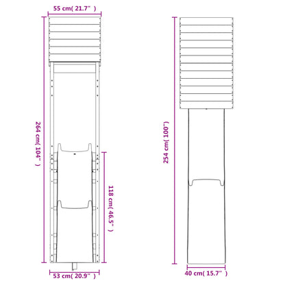 Spielturm Imprägniertes Kiefernholz