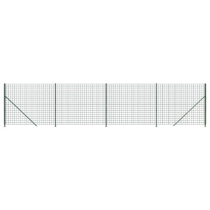 Maschendrahtzaun mit Bodenflansch Grün 2,2x10 m