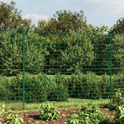 Maschendrahtzaun mit Bodenflansch Grün 2,2x10 m