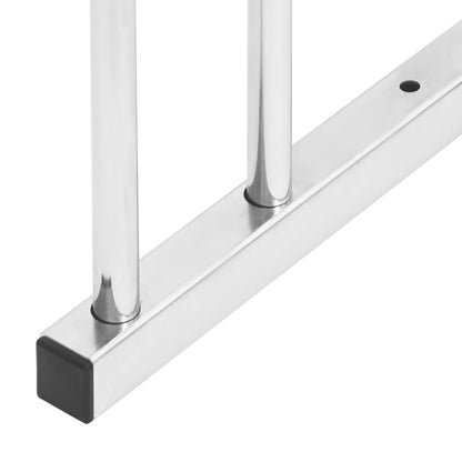 Portabiciclette per 3 biciclette, acciaio zincato