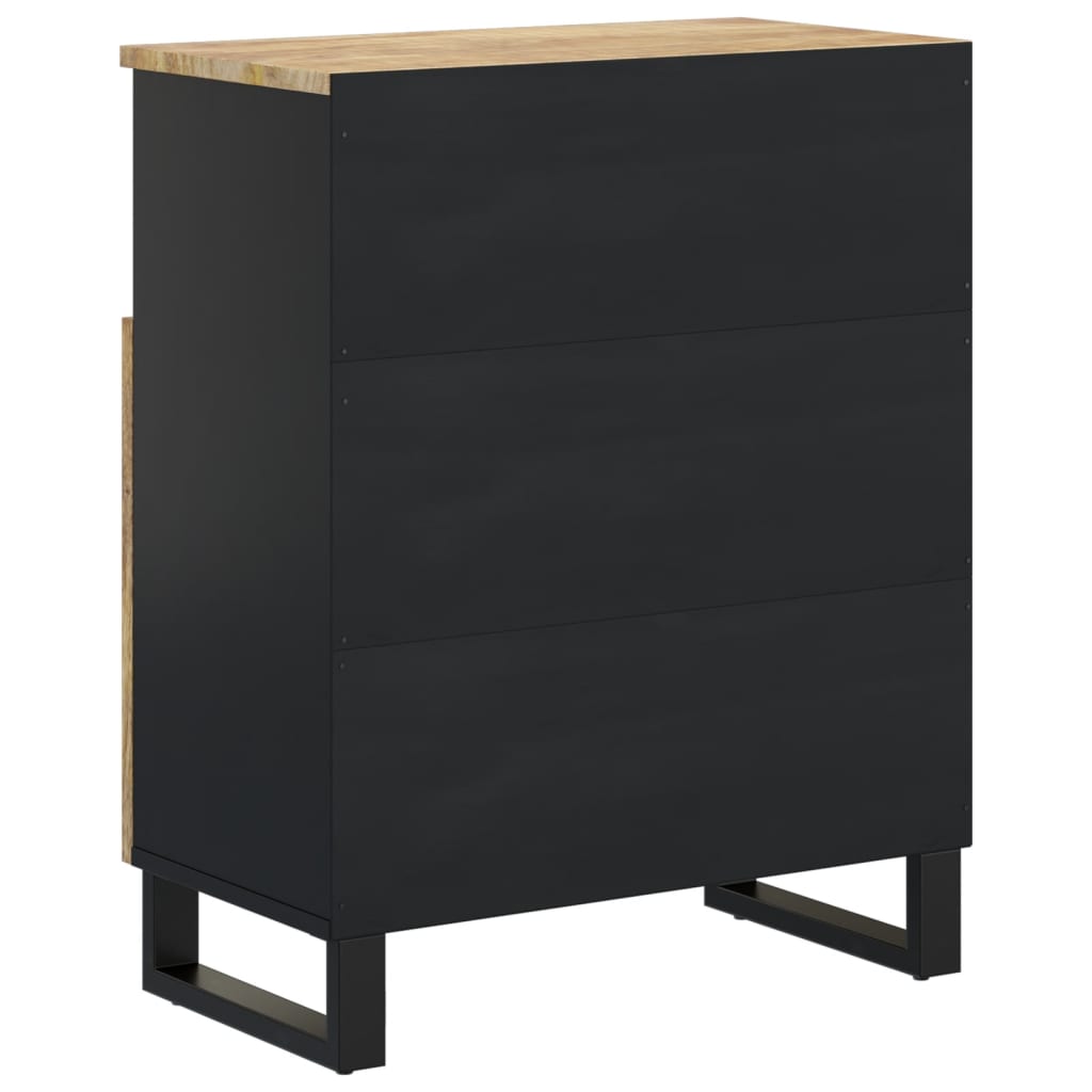 Sideboard mit 2 Türen 60x33x75 cm Massivholz Mango