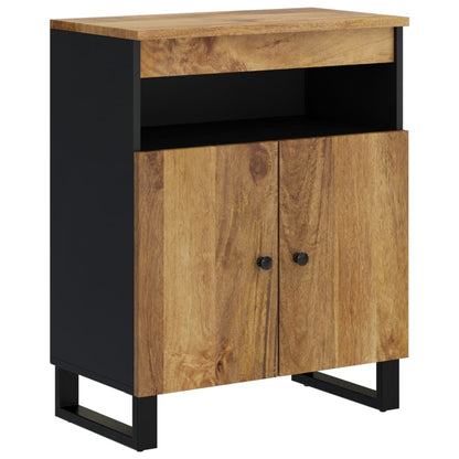 Sideboard mit 2 Türen 60x33x75 cm Massivholz Mango