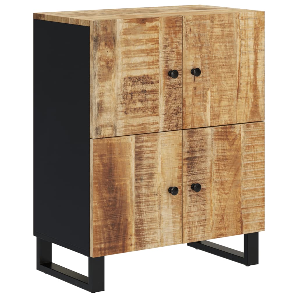 Sideboard mit 4 Türen 60x33x75 cm Massivholz Mango