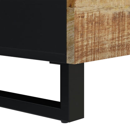 Sideboard mit 2 Türen 80x33x75 cm Massivholz Mango