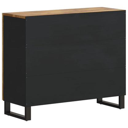 Sideboard mit 2 Türen 90x33x75 cm Massivholz Mango