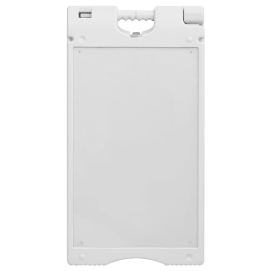 Kundenstopper Grau 45x7x84,5 cm HDPE