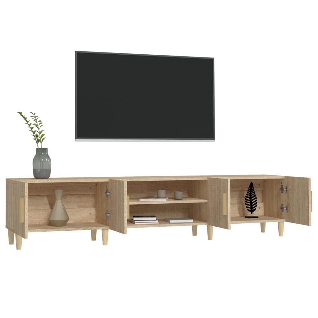 TV-Schrank Sonoma-Eiche 180x31,5x40 cm Holzwerkstoff