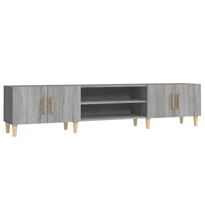 TV-Schrank Grau Sonoma 180x31,5x40 cm Holzwerkstoff