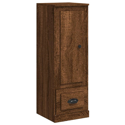 Highboard Braun Eichen-Optik 36x35,5x103,5 cm Holzwerkstoff