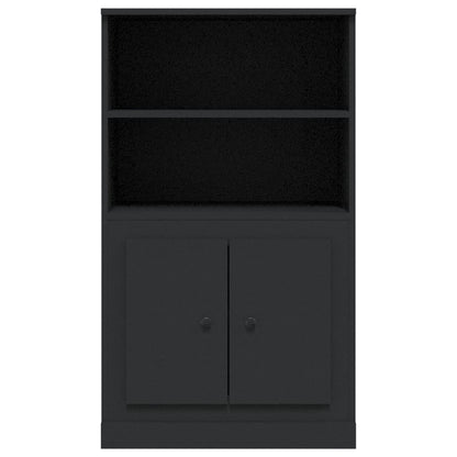 Highboard Schwarz 60x35,5x103,5 cm Holzwerkstoff