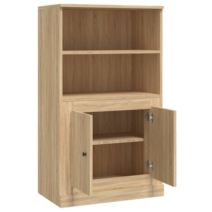 Highboard Sonoma-Eiche 60x35,5x103,5 cm Holzwerkstoff