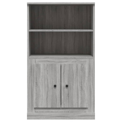 Highboard Grau Sonoma 60x35,5x103,5 cm Holzwerkstoff