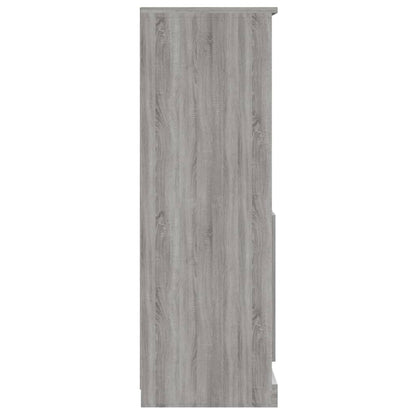 Highboard Grau Sonoma 60x35,5x103,5 cm Holzwerkstoff