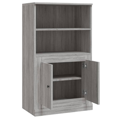 Highboard Grau Sonoma 60x35,5x103,5 cm Holzwerkstoff