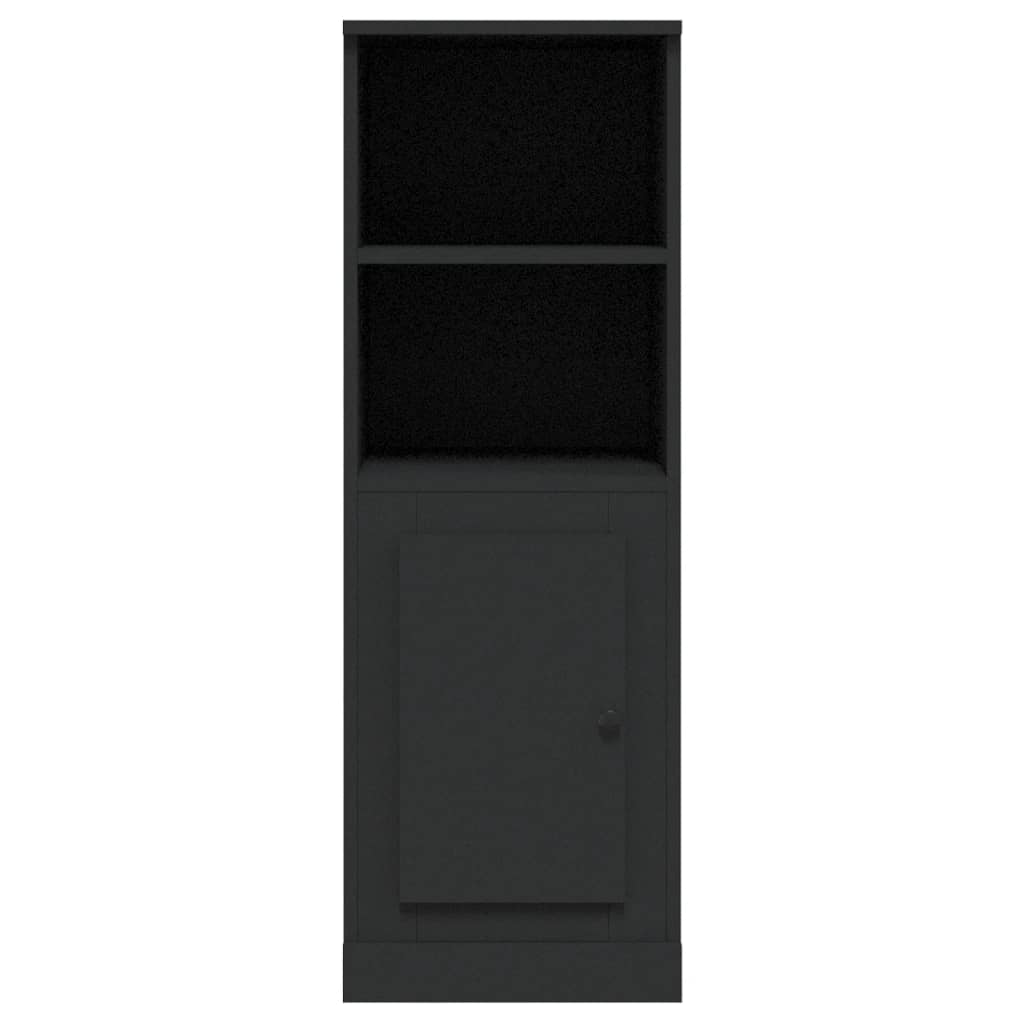 Highboard Schwarz 36x35,5x103,5 cm Holzwerkstoff