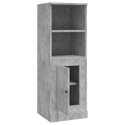 Highboard Betongrau 36x35,5x103,5 cm Holzwerkstoff