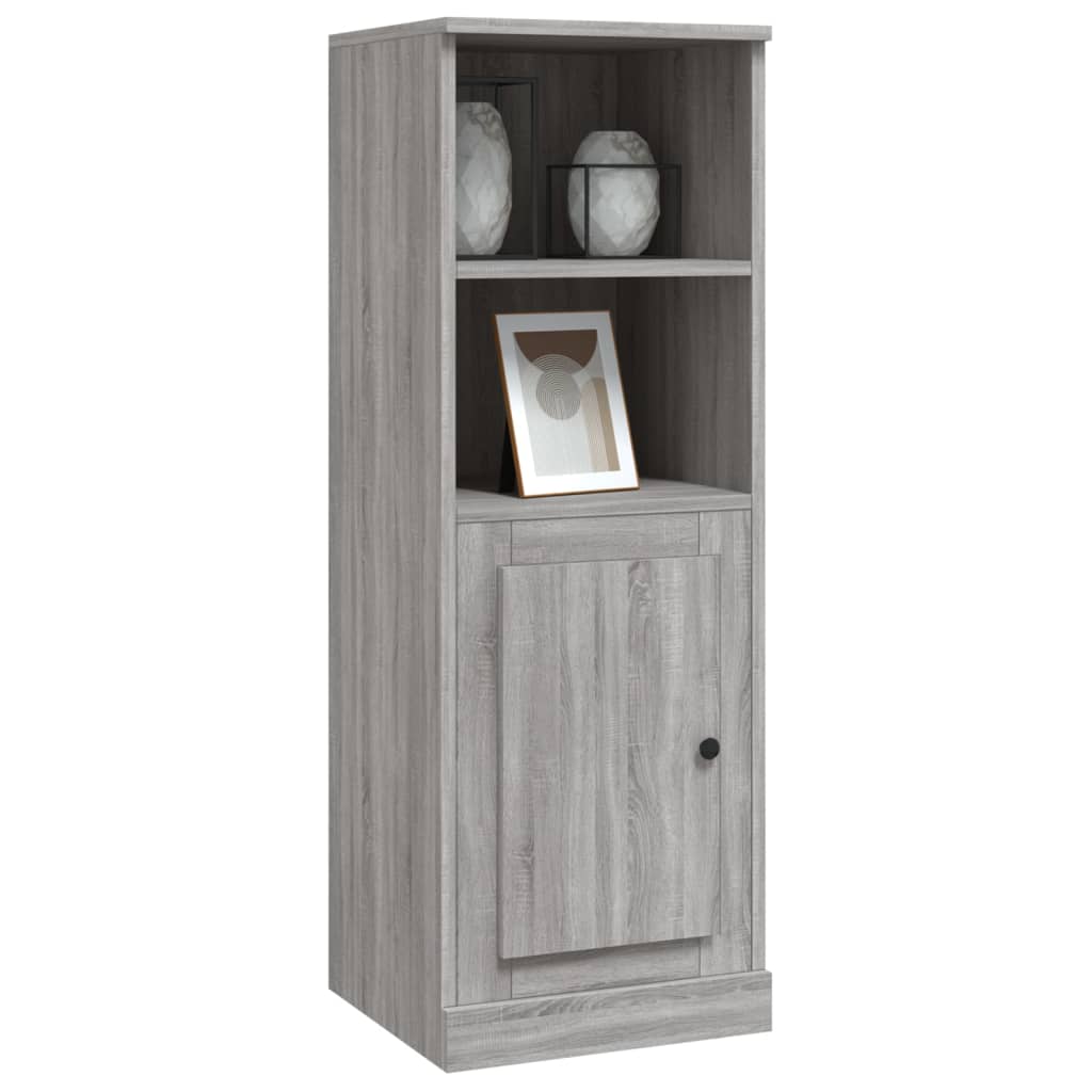 Highboard Grau Sonoma 36x35,5x103,5 cm Holzwerkstoff