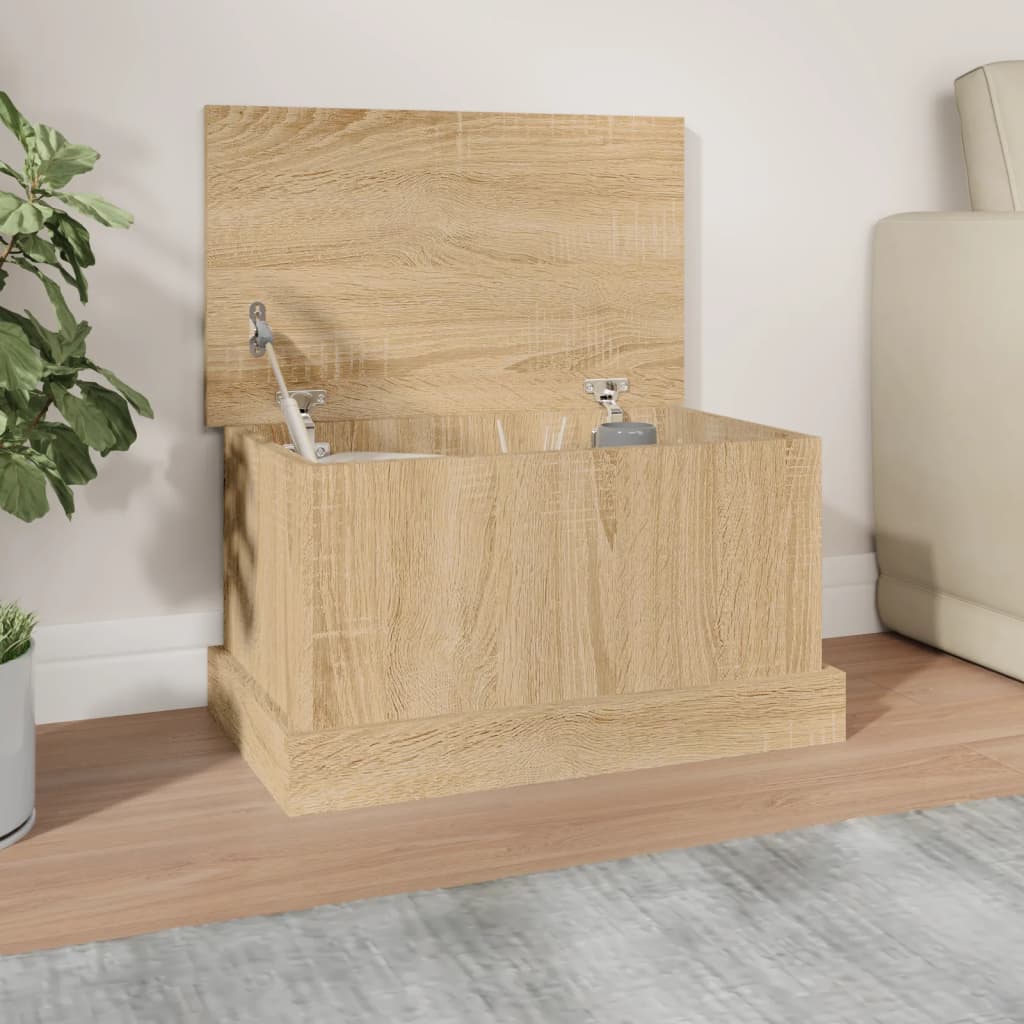 Truhe Sonoma-Eiche 50x30x28 cm Holzwerkstoff