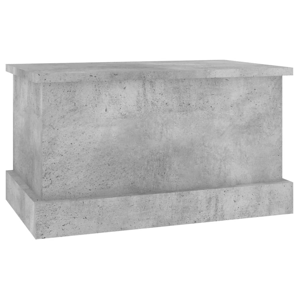 Truhe Betongrau 50x30x28 cm Holzwerkstoff