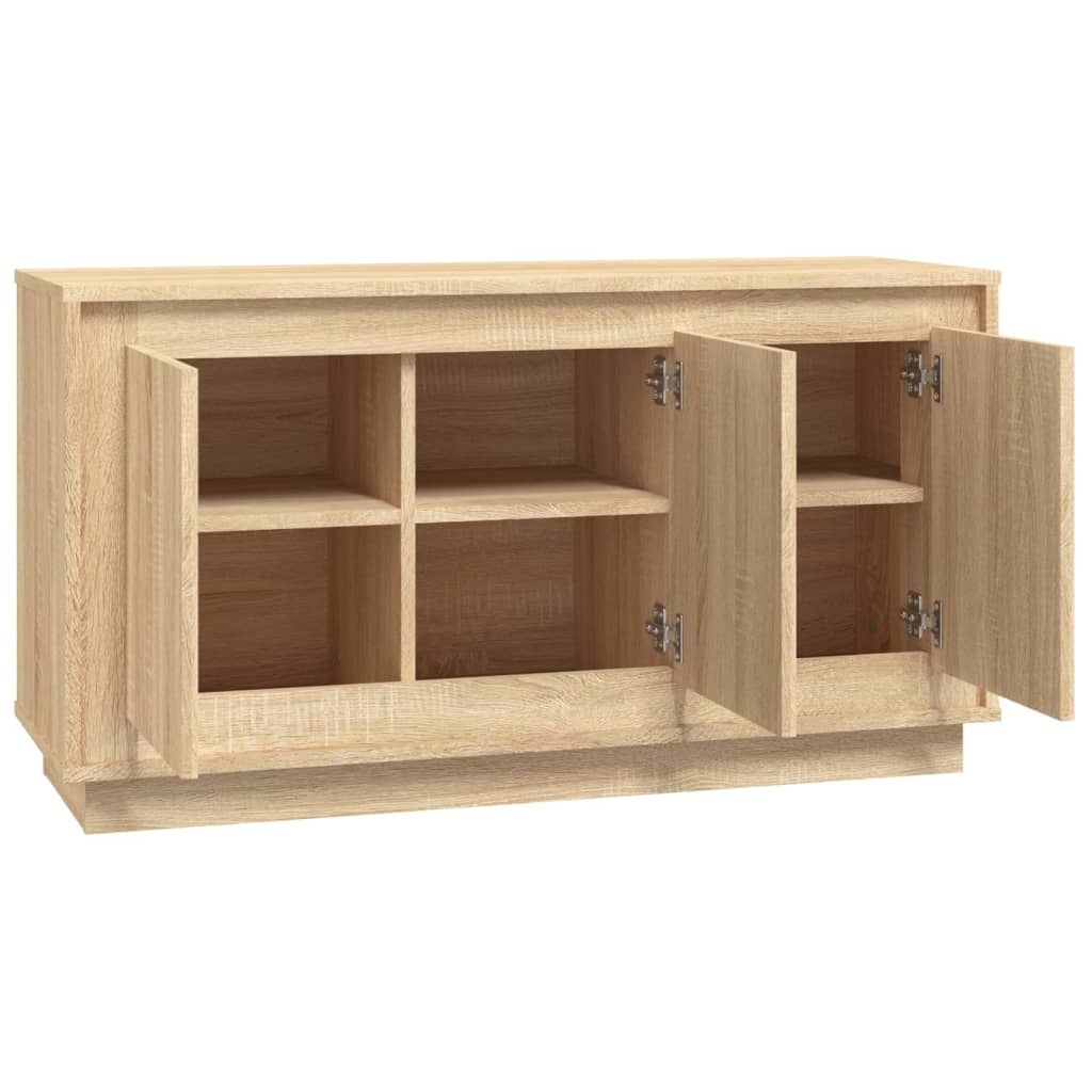 Sideboard Sonoma-Eiche 102x35x55 cm Holzwerkstoff