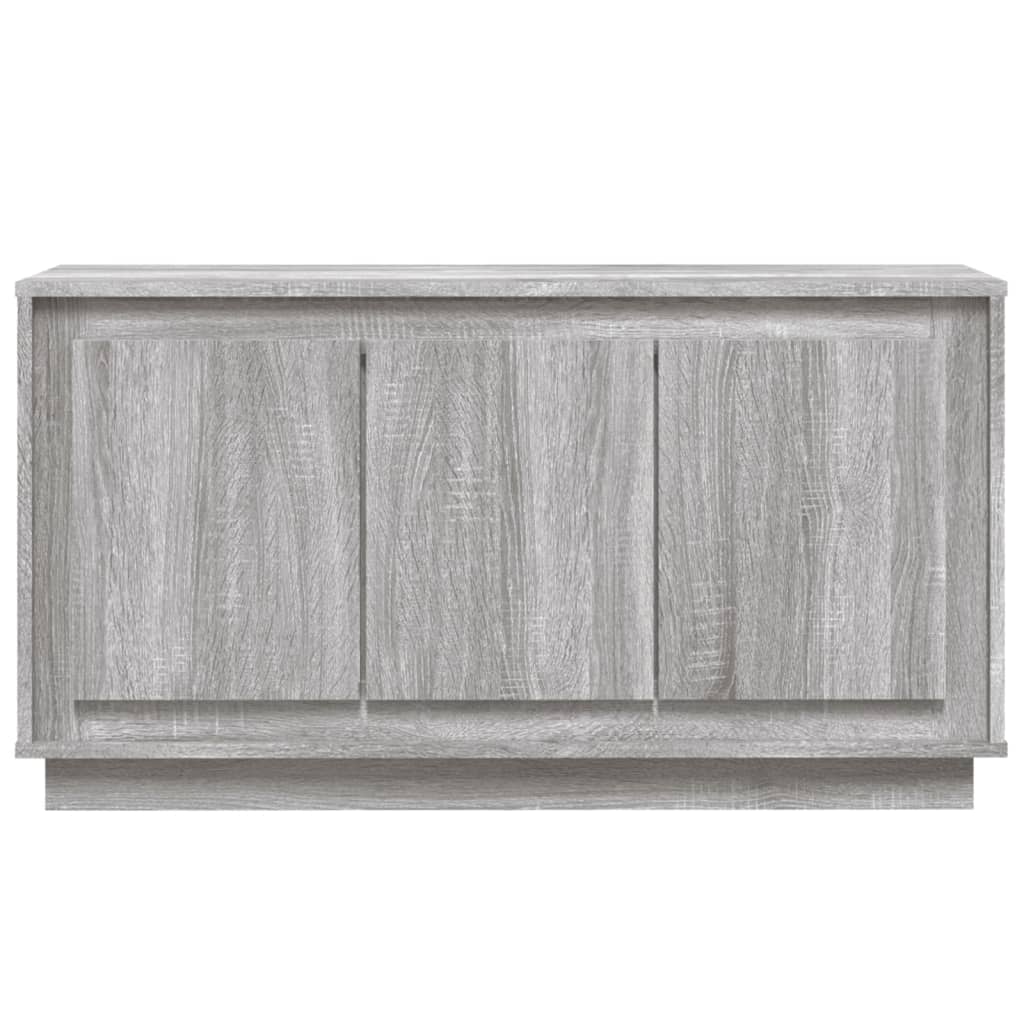 Sideboard Grau Sonoma 102x35x55 cm Holzwerkstoff