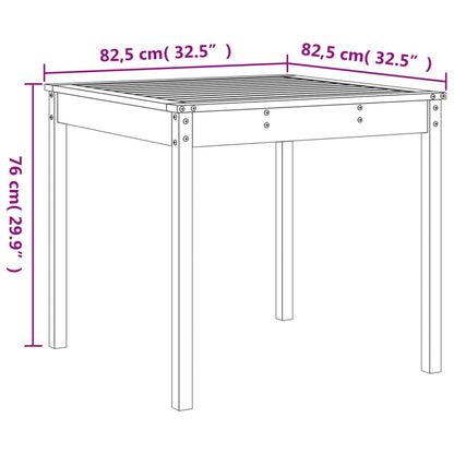 3-tlg. Garten-Bistro-Set Massivholz Kiefer