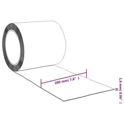 Türvorhang Rot 200x1,6 mm 25 m PVC