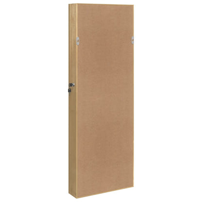 Schmuckschrank mit Spiegel Wandmontage 37,5x10x106 cm