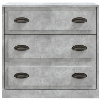 Sideboards 2 Stk. Betongrau Holzwerkstoff