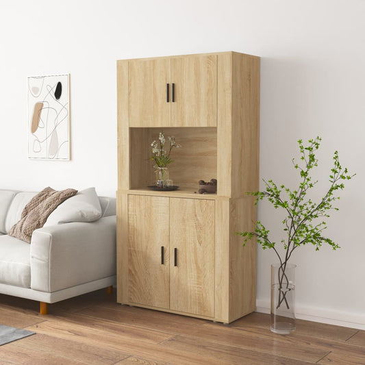 Highboard Sonoma-Eiche Holzwerkstoff