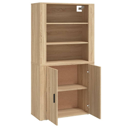 Highboard Sonoma-Eiche Holzwerkstoff