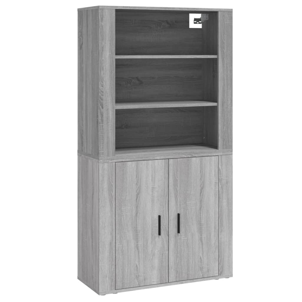 Highboard Grau Sonoma Holzwerkstoff