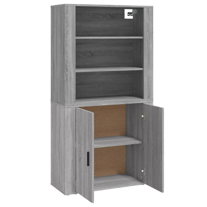 Highboard Grau Sonoma Holzwerkstoff