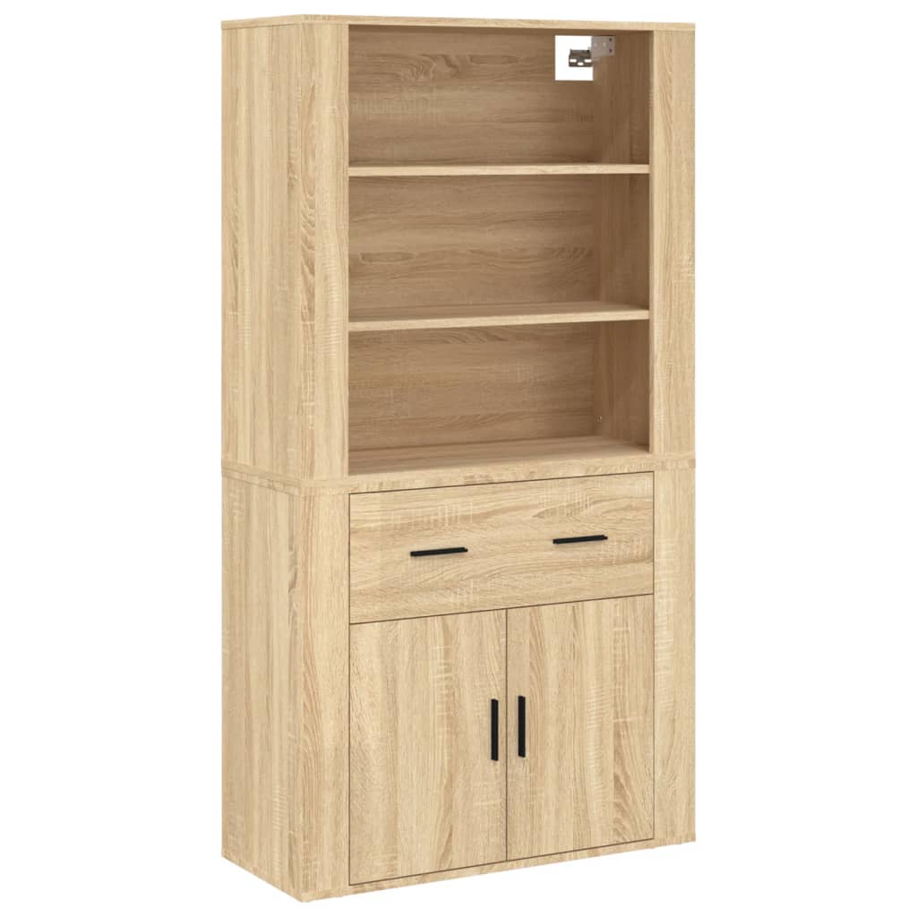 Highboard Sonoma-Eiche Holzwerkstoff