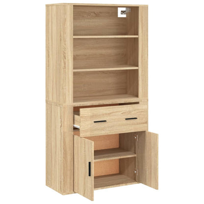 Highboard Sonoma-Eiche Holzwerkstoff