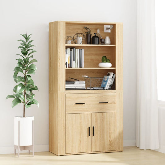 Highboard Sonoma-Eiche Holzwerkstoff