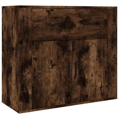 Highboard Räuchereiche Holzwerkstoff