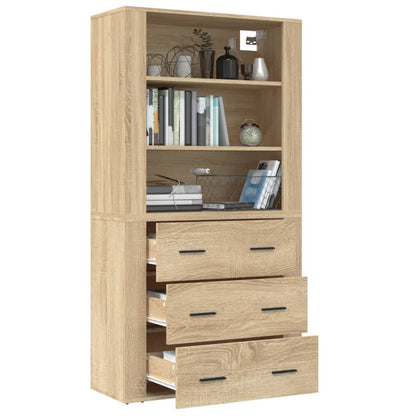 Highboard Sonoma-Eiche Holzwerkstoff