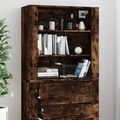 Highboard Räuchereiche Holzwerkstoff