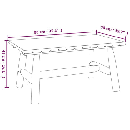 3-tlg. Garten-Lounge-Set Massivholz Fichte