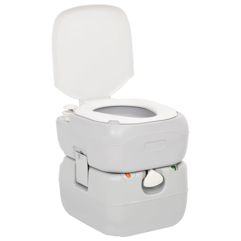 Tragbare Campingtoilette mit Waschbecken