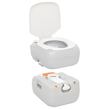 Tragbare Campingtoilette mit Waschbecken