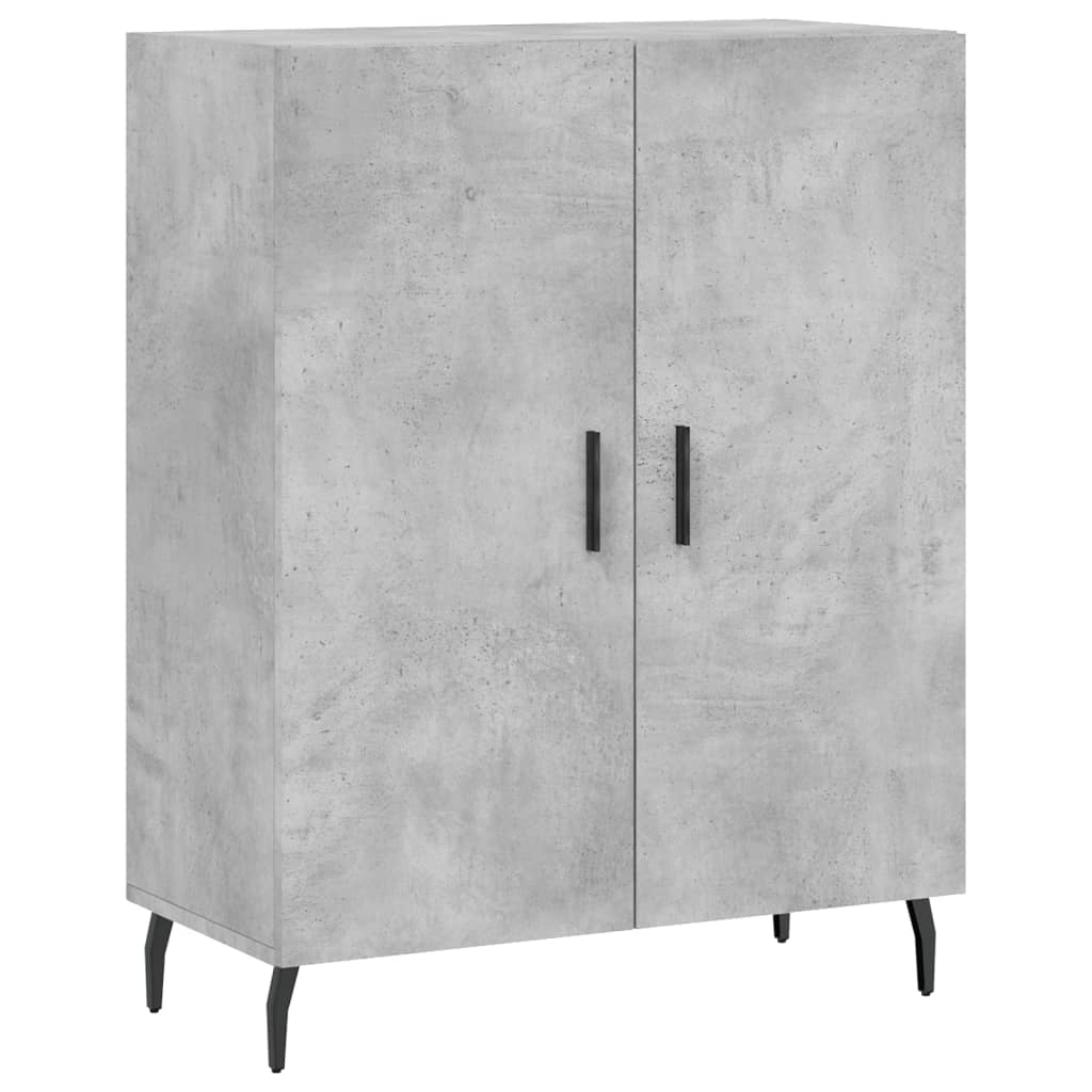 Sideboard Betongrau 69,5x34x90 cm Holzwerkstoff