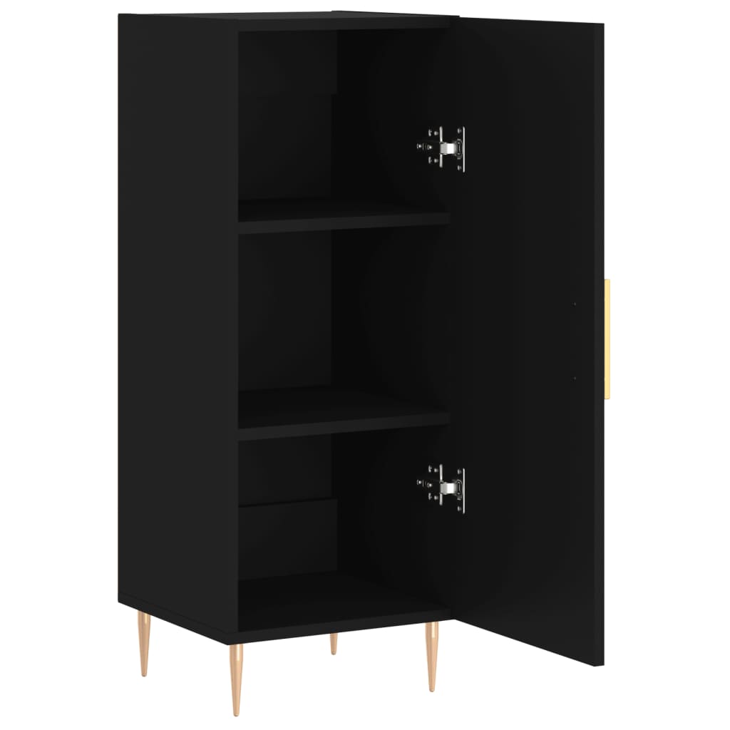 Sideboard Schwarz 34,5x34x90 cm Holzwerkstoff