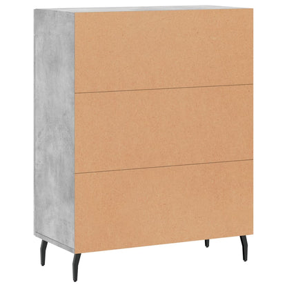 Sideboard Betongrau 69,5x34x90 cm Holzwerkstoff