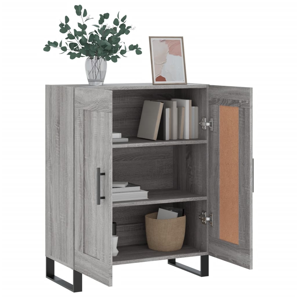 Sideboard Grau Sonoma 69,5x34x90 cm Holzwerkstoff