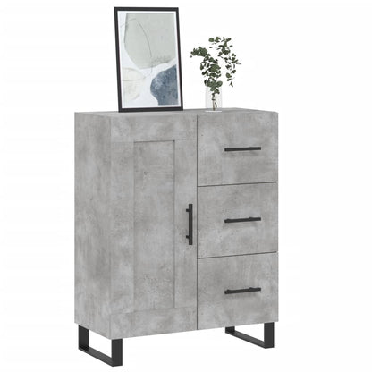 Sideboard Betongrau 69,5x34x90 cm Holzwerkstoff