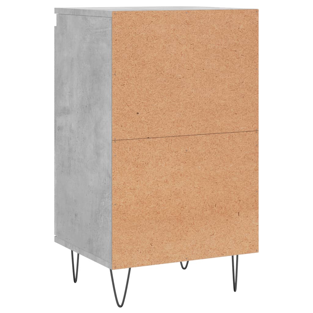 Sideboard Betongrau 40x35x70 cm Holzwerkstoff